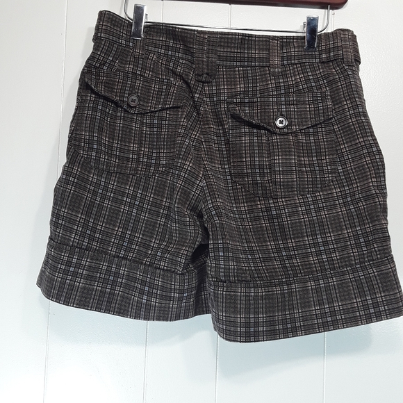 Triple Nickel plaid gray / black trouser shorts Size Small - Picture 5 of 8